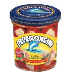 Peperoncini Farciti In Olio Di Oliva L'ISOLA D'ORO 190g