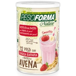 PesoformaLinea Nature Pasto Sostitutivo Smoothie Fragola Banana 12 Pasti