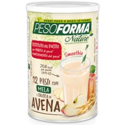 Pesoforma Linea Nature Pasto Sostitutivo Smoothie Mela & Crusca Di Avena 12 Pasti