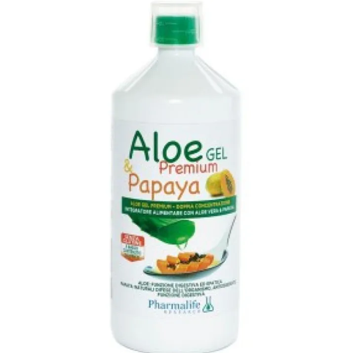 Pharmalife Aloe Gel Premium & Papaya Integratore Alimentare 1l