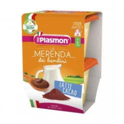 Plasmon La Merenda Dei Bambini Latte E Cacao 2x120g