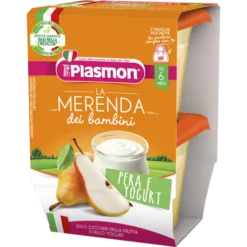 Plasmon La Merenda Dei Bambini Pera Yogurt 2x120g