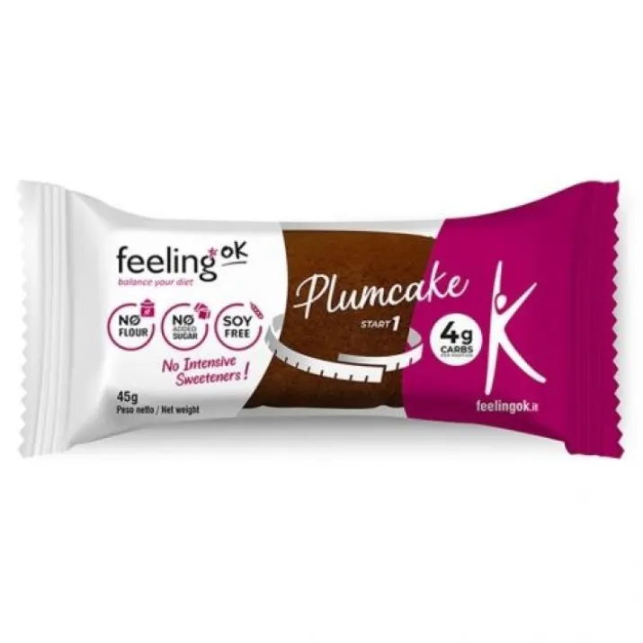 Plumcake Cacao Start Feeling Ok 45g