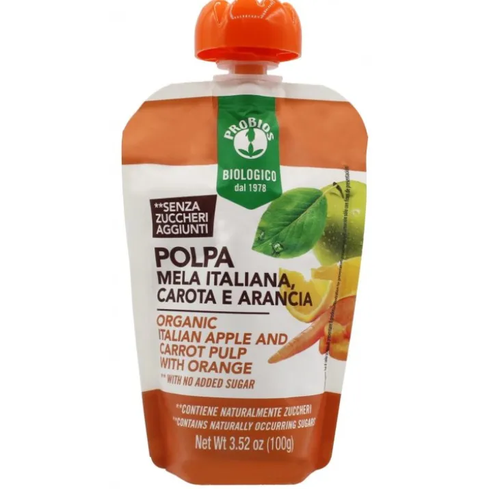 Polpa Con Arancia Mela E Carota PROBIOS 100g