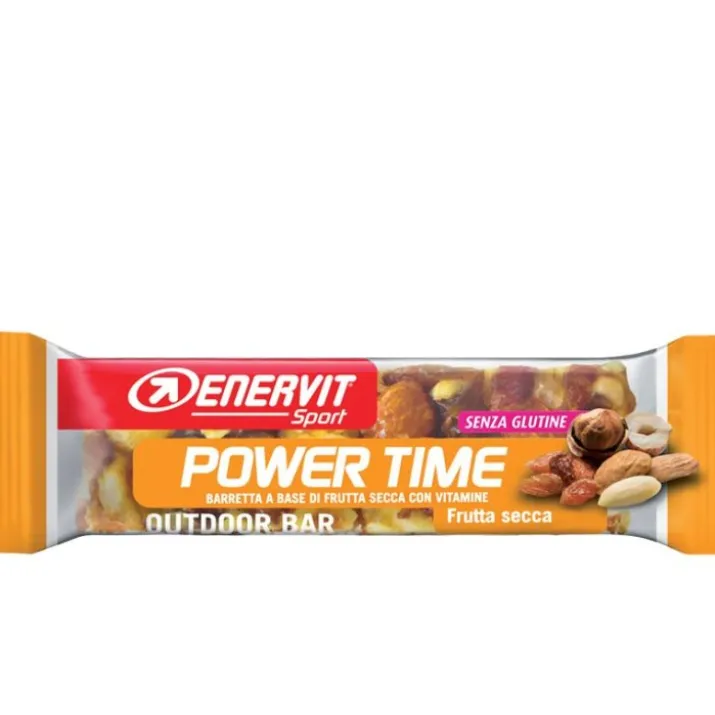 Power Time Barretta Frutta Secca Enervit Sport Box 24 Barrette 35g