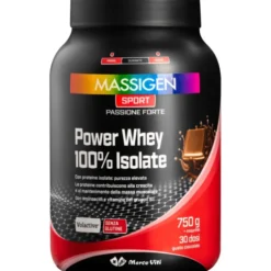 Power Whey 100% Isolate Cioccolato Massigen Sport 750g