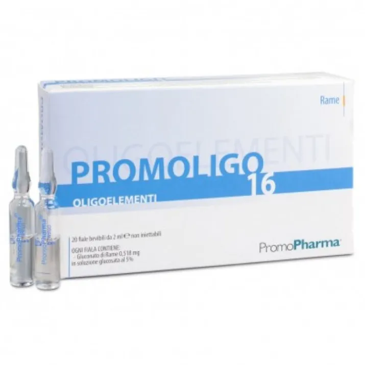 Promoligo 16 Rame PromoPharma® 20 Fiale Da 2ml