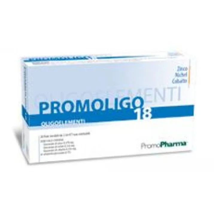 Promoligo 18 Zinco/Nichel/Cobalto PromoPharma® 20 Fiale Da 2ml