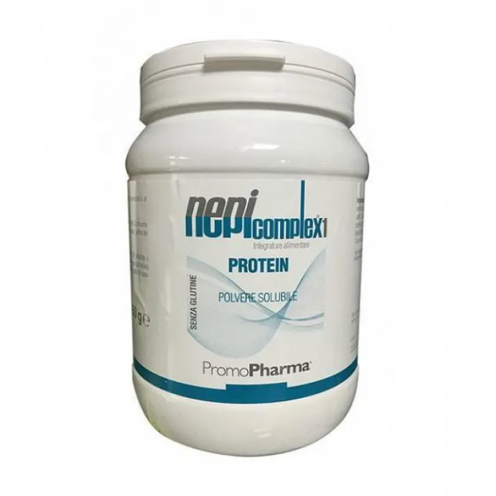 PromoPharma Nepicomplex1 Protein Integratore Alimentare In Polvere Gusto Cacao Senza Glutine 450g