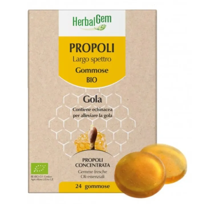 PROPOLI Gommose Bio HerbalGem 24 Gommose