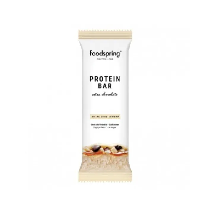 Protein Bar Extra Chocolate Bianco E Mandorle Foodspring 65g