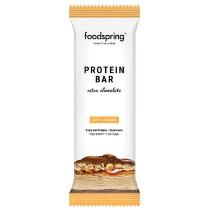 Protein Bar Extra Chocolate Soft Caramel Foodspring 45g