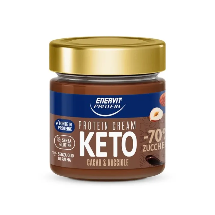 Protein Cream Keto Cacao & Nocciole Enervit Protein 180g