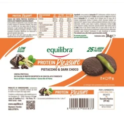 Protein Pleasure Pistacchio & Dark Choco Equilibra® 2x17g