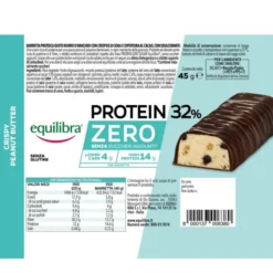 Protein 32% Zero Crispy Peanut Butter Equilibra® 24x45g