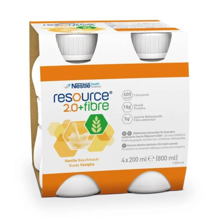 Resource 2,0+Fibre Vaniglia Nestlé Health Science 200ml