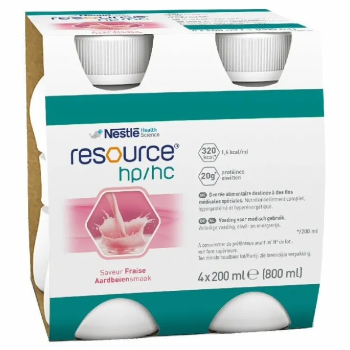 Resource HP/HC Fragola Nestlé Health Science 4 x200ml