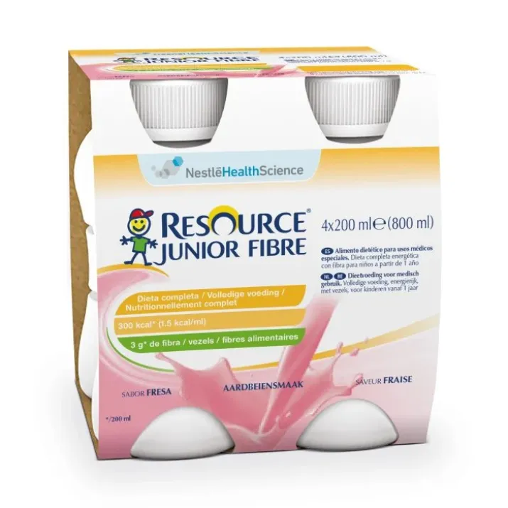 Resource® Junior Fibre Fragola NestléHealthScience 4x200ml