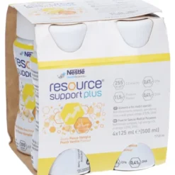 Resource Support Plus Pesca/Vaniglia Nestlè Health Science 4 x125ml