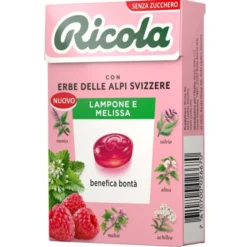 Ricola Caramelle Lampone e Melissa per Gola e Alito Fresco 50 g