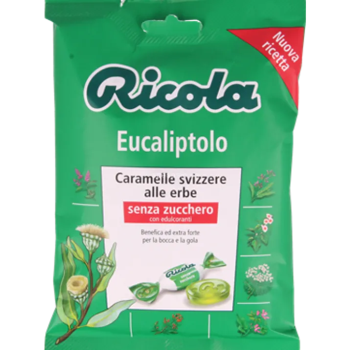 Ricola Eucaliptolo Caramelle Alle Erbe Senza Zucchero 70g
