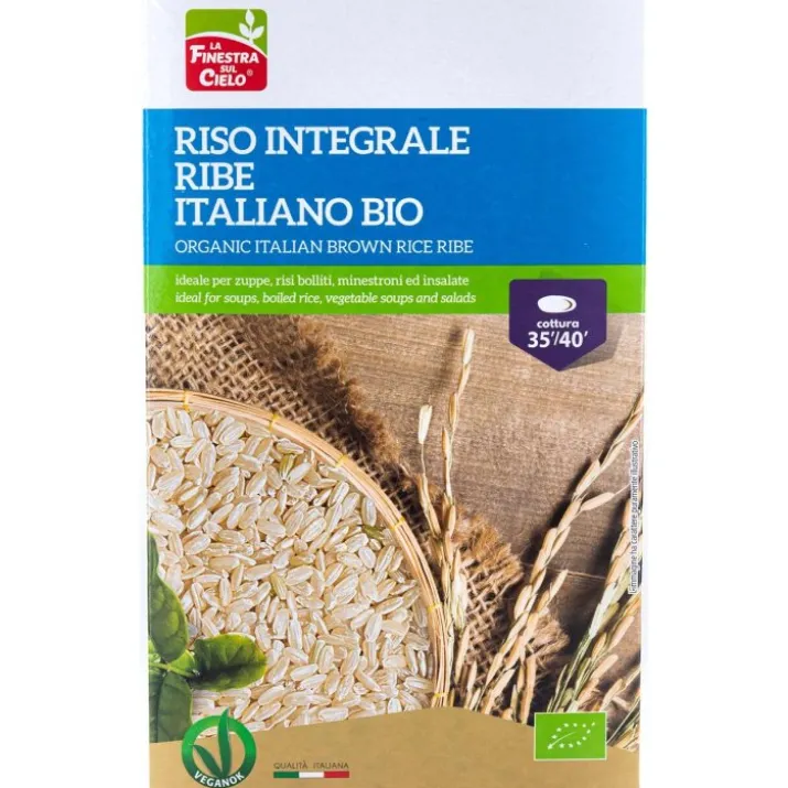 Riso Integrale Lungo Ribe Lungo Bio La Finestra Sul Cielo 1kg