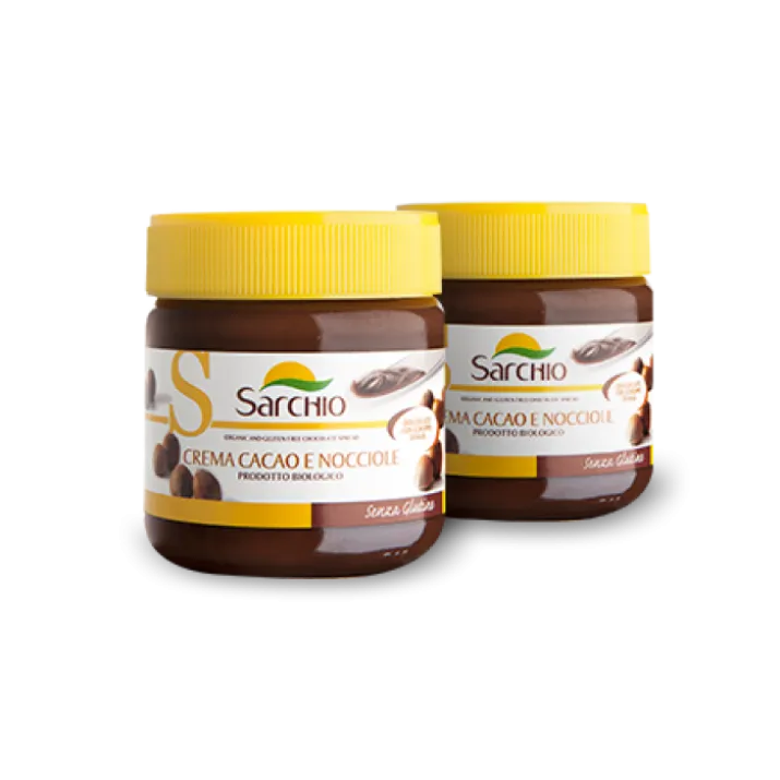 Sarchio Crema Cacao E Nocciole Senza Lattosio 200g