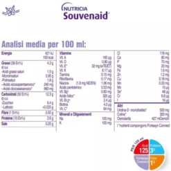 Souvenaid Vaniglia Nutricia 4x125ml