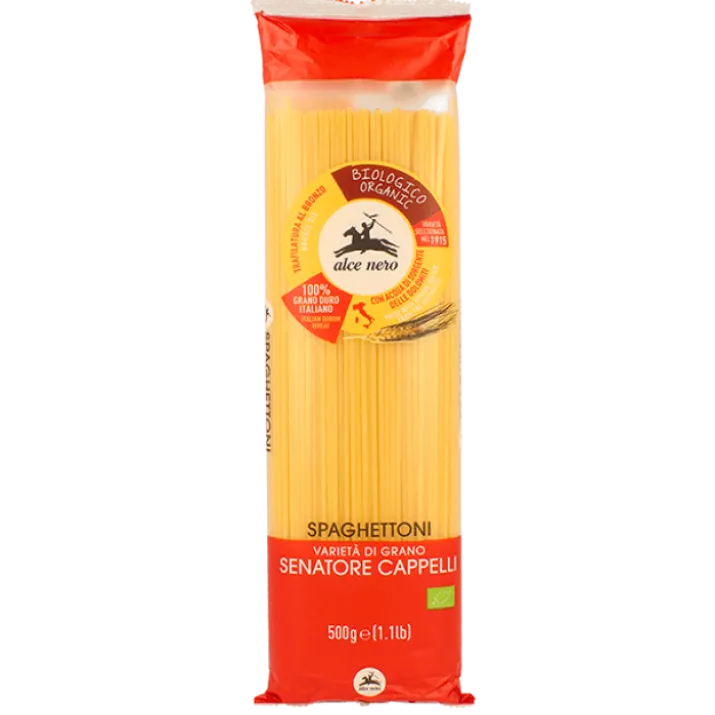 Spaghettoni Di Grano Duro Cappelli Biologici Alce Nero 500g