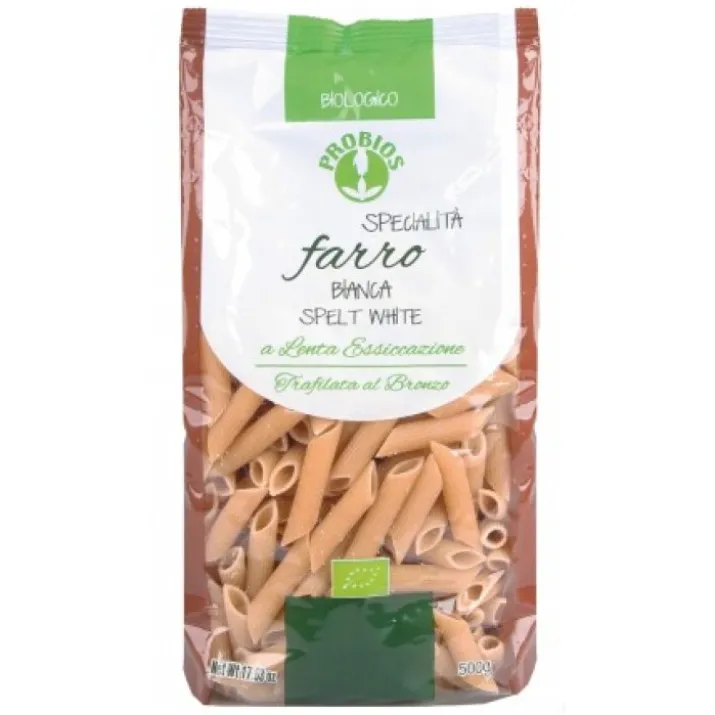 Specialità Di Farro Bianco Penne Rigate Probios 500g