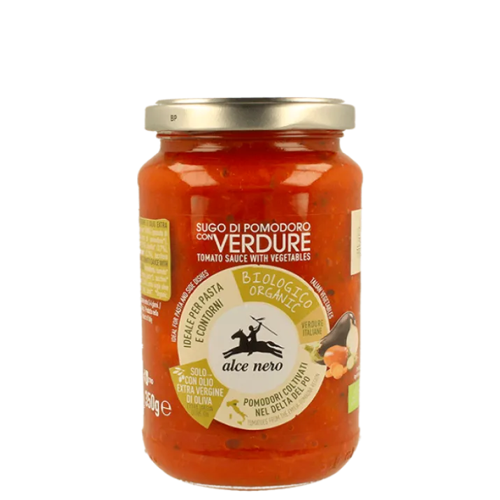 Sugo Di Pomodoro Con Verdure Biologico Alce Nero 350g