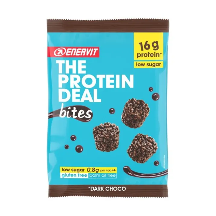 The Protein Deal Bites 16 Dark Choco Enervit 53g