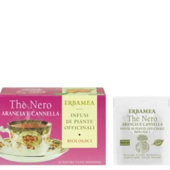 Thè Nero Arancia e Cannella Bio ERBAMEA 20 Filtri