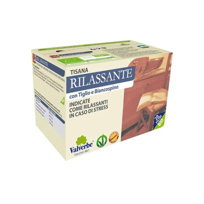 Tisana Rilassante Con Tiglio E Biancospino Valverbe® 20 Filtri