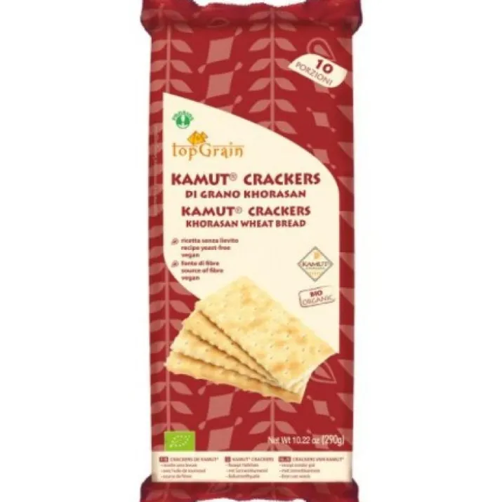 Top Grain Crackers Di Kamut Salati In Superficie Probios 290g