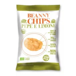UOP Srl Beanny Chips Limone E Pepe 40G