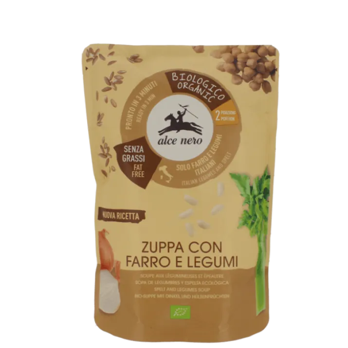 Zuppa Di Farro E Legumi Biologica Alce Nero 500g